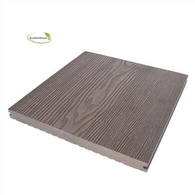 100 faoin gcéad Éicea-chairdiúil 100 faoin gcéad In-athchúrsáilte WPC Soladach Decking Flooring